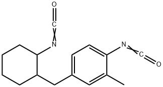 4-[(2-isocyanatocyclohexyl)methyl]-o-tolyl isocyanate Struktur