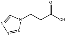 3-TETRAZOL-1-YL-PROPIONIC ACID Struktur