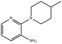 2-(4-Methyl-1-piperidinyl)-3-pyridinylamine Struktur