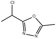 2-(1-chloroethyl)-5-methyl-1,3,4-oxadiazole Struktur