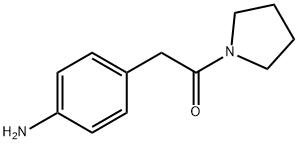 4-(2-oxo-2-pyrrolidin-1-ylethyl)aniline Struktur