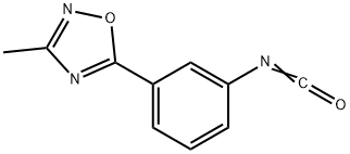 3-(3-Methyl-1,2,4-oxadiazol-5-yl)phenyl isocyanate 97% Struktur