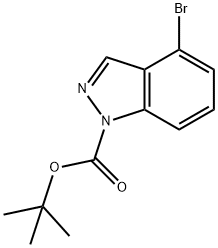 1-BOC-4-BROMO-1H-INDAZOLE Struktur