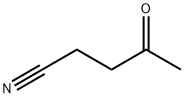 4-oxopentanenitrile Struktur