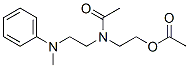 Acetic acid [2-[acetyl[2-[phenyl(methyl)amino]ethyl]amino]ethyl] ester Struktur