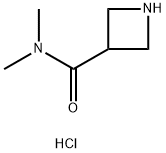 N,N-DIMETHYL-3-AZETIDINECARBOXAMIDE HYDROCHLORIDE Struktur