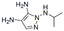 1H-Pyrazole-1,4,5-triamine,  N1-(1-methylethyl)- Struktur