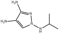 1H-Pyrazole-1,3,4-triamine,  N1-(1-methylethyl)- Struktur