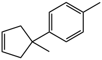 1-METHYL-4-(1-METHYLCYCLOPENT-3-ENYL)BENZENE Struktur