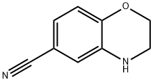 3,4-Dihydro-2H-benzo[1,4]oxazine-6-carbonitrile Struktur