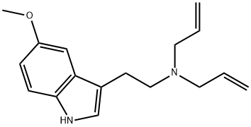 N,N-Diallyl-5-methoxytryptamine Struktur