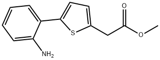 [5-(2-AMINO-PHENYL)-THIOPHEN-2-YL]-ACETIC ACID METHYL ESTER Struktur