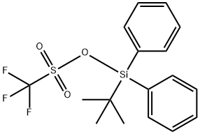 tert-Butyldiphenylsilyl Trifluoromethanesulfonate  Struktur