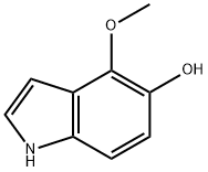 1H-Indol-5-ol, 4-Methoxy- Struktur