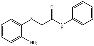 2-(2-AMINO-PHENYLSULFANYL)-N-PHENYL-ACETAMIDE Struktur