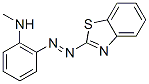 6-monomethylaminophenylazobenzothiazole Struktur