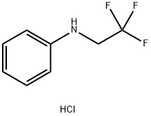 N-(2,2,2-TRIFLUOROETHYL)BENZENAMINE HYDROCHLORIDE Struktur