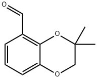 1,4-Benzodioxin-5-carboxaldehyde,  2,3-dihydro-3,3-dimethyl- Struktur