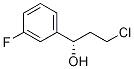 (1S)-3-chloro-1-(3-fluorophenyl)propan-1-ol Struktur