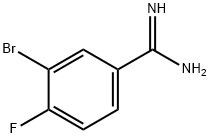 3-bromo-4-fluorobenzamidine Struktur