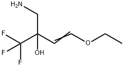 2-(AMINOMETHYL)-4-ETHOXY-1,1,1-TRIFLUOROBUT-3-EN-2-OL Struktur