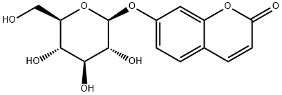 7-HYDROXYCOUMARIN GLUCOSIDE Struktur