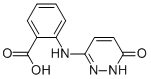 BENZOIC ACID, 2-[(1,6-DIHYDRO-6-OXO-3-PYRIDAZINYL)AMINO]- Struktur