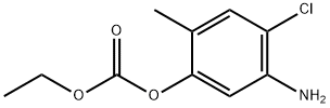 5-AMINO-4-CHLORO-2-METHYLPHENYL ETHYL CARBONATE Struktur