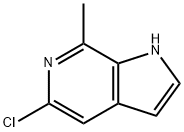 5-CHLORO-7-METHYL-6-AZAINDOLE Struktur