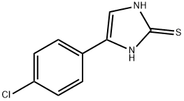 4-(4-chloro-phenyl)-1,3-dihydro-imidazole-2-thione Struktur