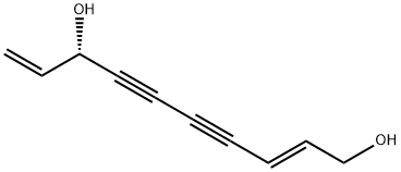 (S,E)-Deca-2,9-diene-4,6-diyne-1,8-diol Struktur