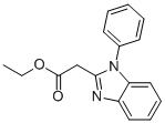 (1-PHENYL-1H-BENZOIMIDAZOL-2-YL)-ACETIC ACID ETHYL ESTER Struktur