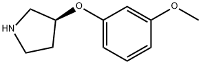 S-3-(3-METHOXYPHENOXY)-PYRROLIDINE Struktur