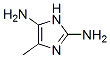 1H-Imidazole-2,5-diamine,  4-methyl- Struktur