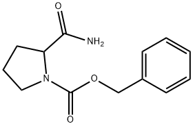 BENZYL 2-CARBAMOYLPYRROLIDINE-1-CARBOXYLATE Struktur