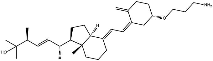 25-Hydroxy VitaMin D2 3,3'-AMinopropyl Ether Struktur