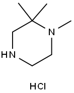 1,2,2-Trimethylpiperazine hydrochloride Struktur