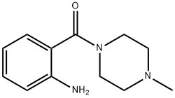 1-Methyl-4-[2-amino]benzoyl piperazine Struktur