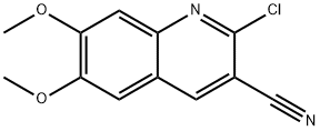 2-CHLORO-6,7-DIMETHOXY-3-QUINOLINECARBONITRILE, 93299-56-0, 結(jié)構(gòu)式