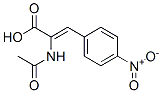 (Z)-2-ACETAMIDO-3-(4-NITROPHENYL)ACRYLIC ACID Struktur