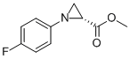 (R)-METHYL 1-(4-FLUOROPHENYL)AZIRIDINE-2-CARBOXYLATE Struktur