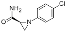 (S)-1-(4-CHLOROPHENYL)AZIRIDINE-2-CARBOXAMIDE Struktur