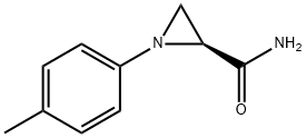 (S)-1-P-TOLYLAZIRIDINE-2-CARBOXAMIDE Struktur