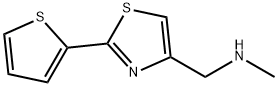 N-METHYL-1-[2-(2-THIENYL)-1,3-THIAZOL-4-YL]METHANAMINE Struktur