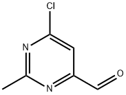 6-chloro-2-MethylpyriMidine-4-carbaldehyde Struktur