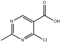 4-CHLORO-2-METHYLPYRIMIDINE-5-CARBOXYLIC ACID Struktur