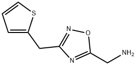 1-[3-(2-thienylmethyl)-1,2,4-oxadiazol-5-yl]methanamine(SALTDATA: HCl) Struktur