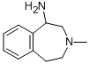 1H-3-BENZAZEPIN-1-AMINE, 2,3,4,5-TETRAHYDRO-3-METHYL- Struktur