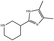 Piperidine,  3-(4,5-dimethyl-1H-imidazol-2-yl)- Struktur