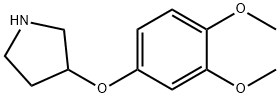 3-(3,4-DIMETHOXYPHENOXY)-PYRROLIDINE Struktur